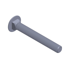 TOUGHTray, Hardware Accessory, 3/8 x 3 Square Neck Carriage Bolt, Stainless 316 TA38SNCB300-S6