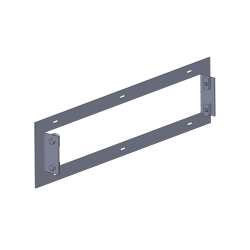 TOUGHTray, Adapter Accessory, 4in Frame Type Box Connector 09in Wide, Aluminum TTA-FTBC-4-09