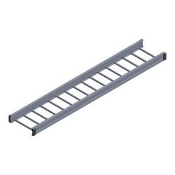 TOUGHTray, Straight, 6X24X20A 12in RS, Aluminum TTS12-6X24X20A-AL